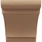 Ekena Millwork 5-inch W x 6-inch D x 6-inch H Olympic Rough Cedar Woodgrain TimberThane Knee Brace, Primed BRCUR05X06X06OLYRCPR - alternate 4
